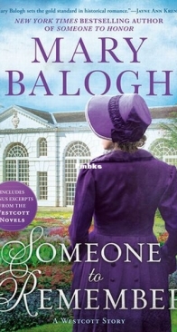 Someone to Remember - Westcott 6.5 - Mary Balogh - English