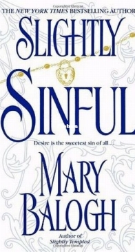 Slightly Sinful - Bedwyn Saga 5 - Mary Balogh - English
